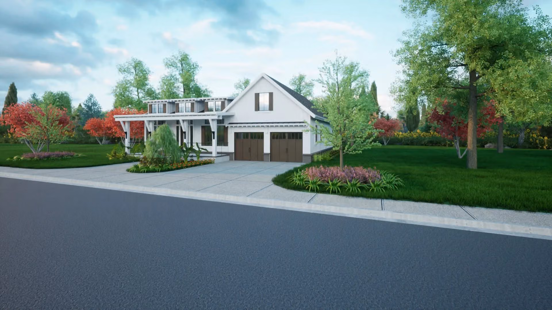 Residential design visualization by Axis Point Design Studio